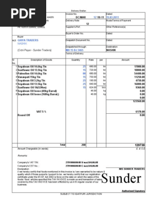 INVOICE sample