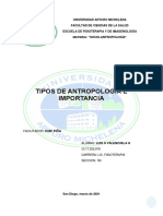 Antropologia y Tipos