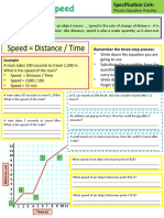 Calculating Speed: Physics Equation Practice