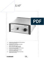 Aesculap Light Source OP 930 - User Manual