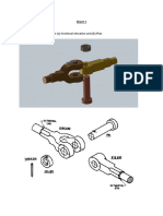 Assemble All Parts. Draw The (A) Sectional Elevation and (B) Plan