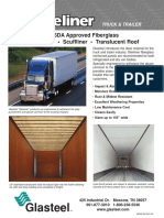 Glasteel: USDA Approved Fiberglass Wall Liner - Scuffliner - Translucent Roof