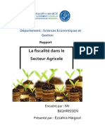 Rapport Surla Fiscalité Agricole