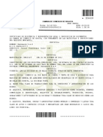 Certificado de Constitución y Gerencia