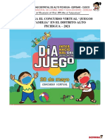 Bases para El Concurso Virtual "Juegos en Familia" en El Distrito Alto Pichigua - 2021