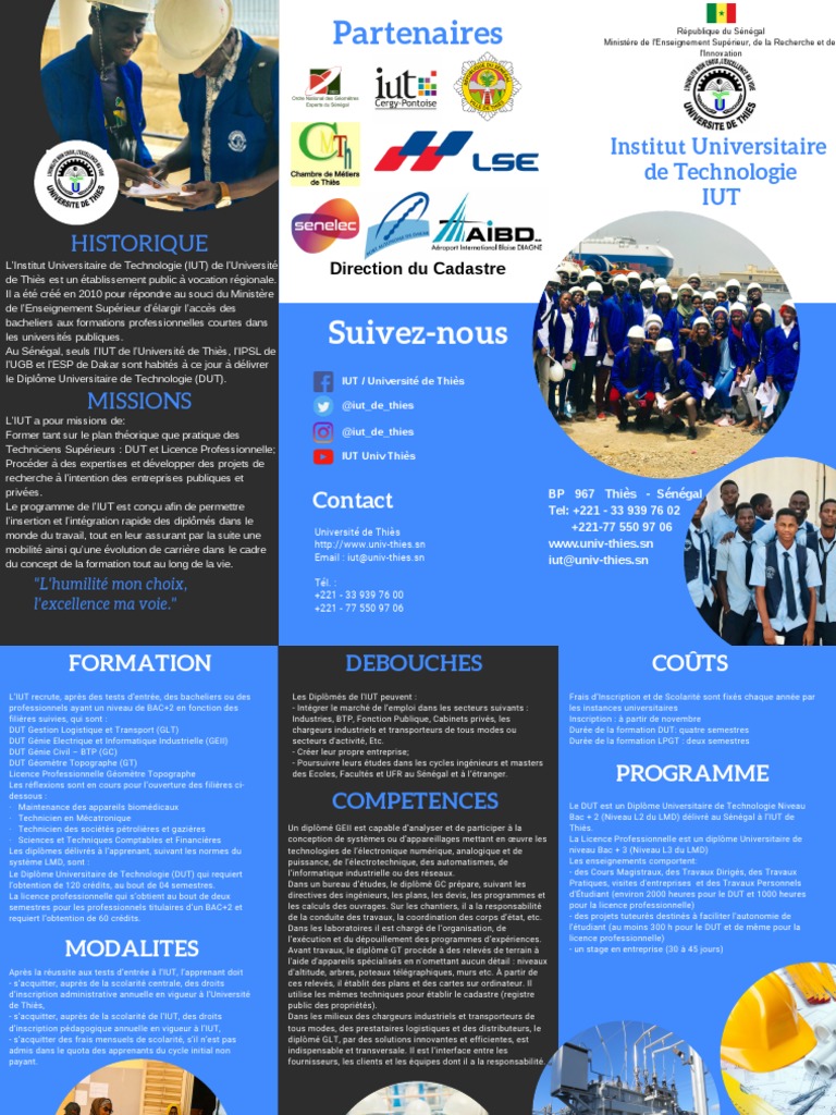 Brochure IUT 2018-2019 | PDF | Informatique | Mécatronique