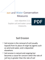 Soil and Water Conservation Measures