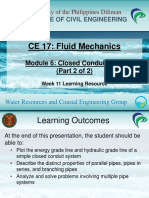 CE 17: Fluid Mechanics: Institute of Civil Engineering