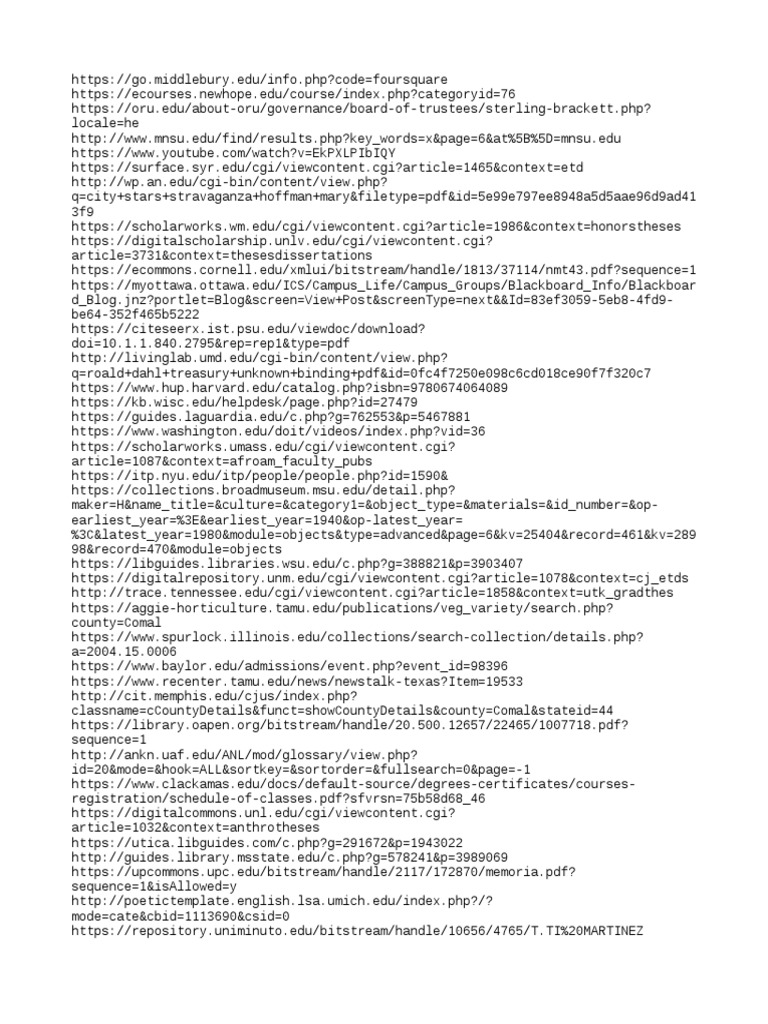 Urls To Dump | PDF | Computer File | Computer Standards