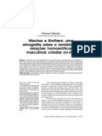 Artigo Machos e Brothers Uma Etnografia Sobre o Armário Em Relações Homoeróticas Masculinas Criadas on-line PDF