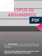 Tipos de Argumentos - 1