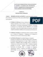 Pacto Colectivo de Condiciones de Trabajo Suscrito Entre El Mineduc y El Steg Resolución 1-2019