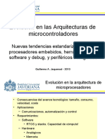 Evolución en Las Arquitecturas de Microcontroladores