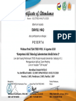 Certificate of Attendance untuk Webinar Prodi TLM ITKES WHS