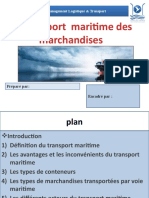 Le Transport Maritime Des Marchandises