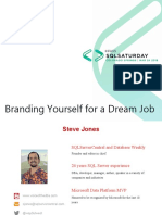 Branding Yourself For A Dream Job: Steve Jones
