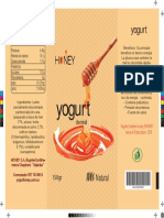 Empaque de Yogurt