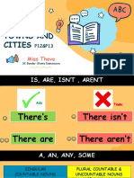 16.2 Towns and Cities p12&p13