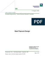 Steel Piperack Design - Aramco
