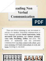 Reading Non Verbal Communication