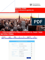 Manual de Pago TAGS Materia Prima