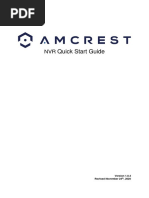 Amcrest NVR Quick Start Guide