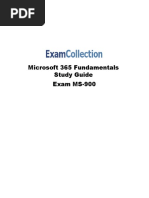 Microsoft 365 Fundamentals Study Guide Exam MS-900