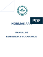 NORMAS APA - Referencia Bibliográfica