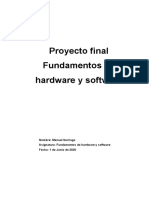 Proyecto Final Fundamentos de Hardware y Software