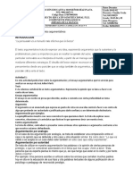 Guia N°4 Comprensión de Textos Argumentativos