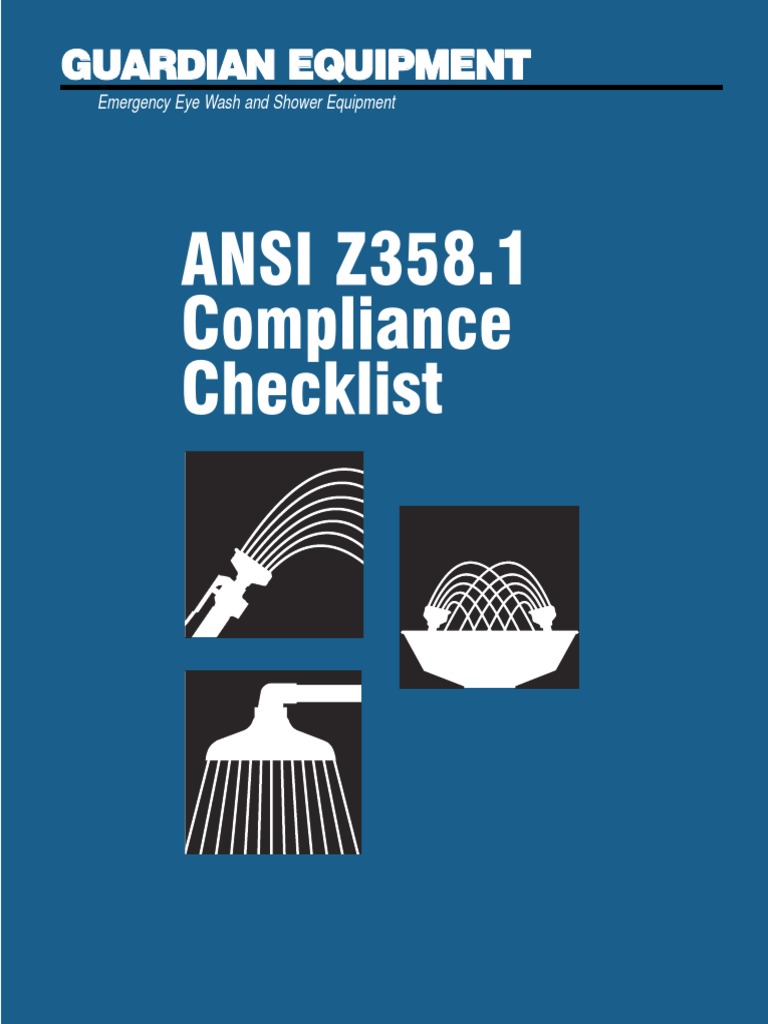 Ansi Z358.1 Standard