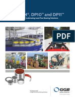 GGB Dp4 Dp10 Dp11 Metal Polymer Self Lubricating Lead Free Bearings Brochure