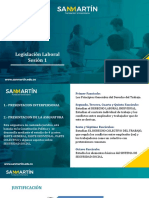 Primera Sesión - Legislación Laboral