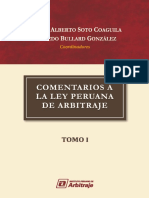 Comentarios a La Ley Peruana de Arbitraje Tomo I