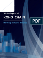 Whitepaper of Koho Chain Ecosystem