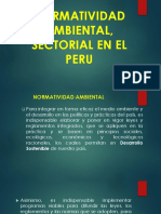 2. NORMATIVIDAD AMBIENTAL,  SECTORIAL EN EL PERU