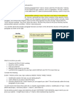 Reaction Paragraph Analysis and Practice