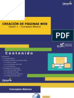 Creacion de Paginas Web - Sesion 1