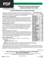 TCLP Method 1311 Overview and Procedure | PDF | Filtration | Liquids