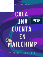 Crea una cuenta en mailchimp