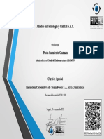 Inducción Corporativa de Team Foods S.A. para Contratistas-Certificado Inducción Corporativa para Contratistas 2020 662