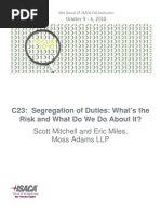 C23 - Segregation of Duties