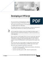 Developing An IVR Script: Cisco Customer Response Applications Developer Guide 78-13860-01