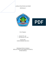 Laporan Praktikum Ilmu Resep 1