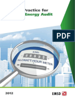 Code of Practice for Building Energy Audit Summary