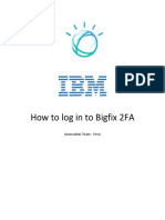 How To Log in To Bigfix 2FA: Innovation Team - Perú