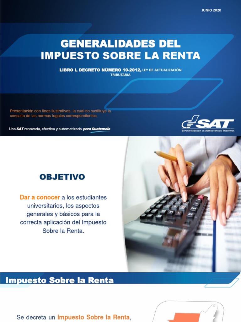 Generalidades del ISR en Guatemala | PDF | Impuesto sobre la renta ...