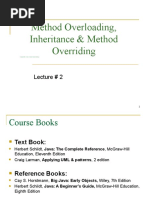 Lecture - 2 Method Overloading, Inheritance and Method Overridings