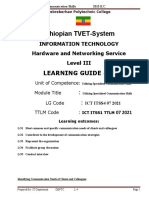 Ethiopian TVET-System: Learning Guide # 1
