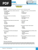 Homework 1: Choose The Correct Answers. Write Your Answers in The Boxes Provided